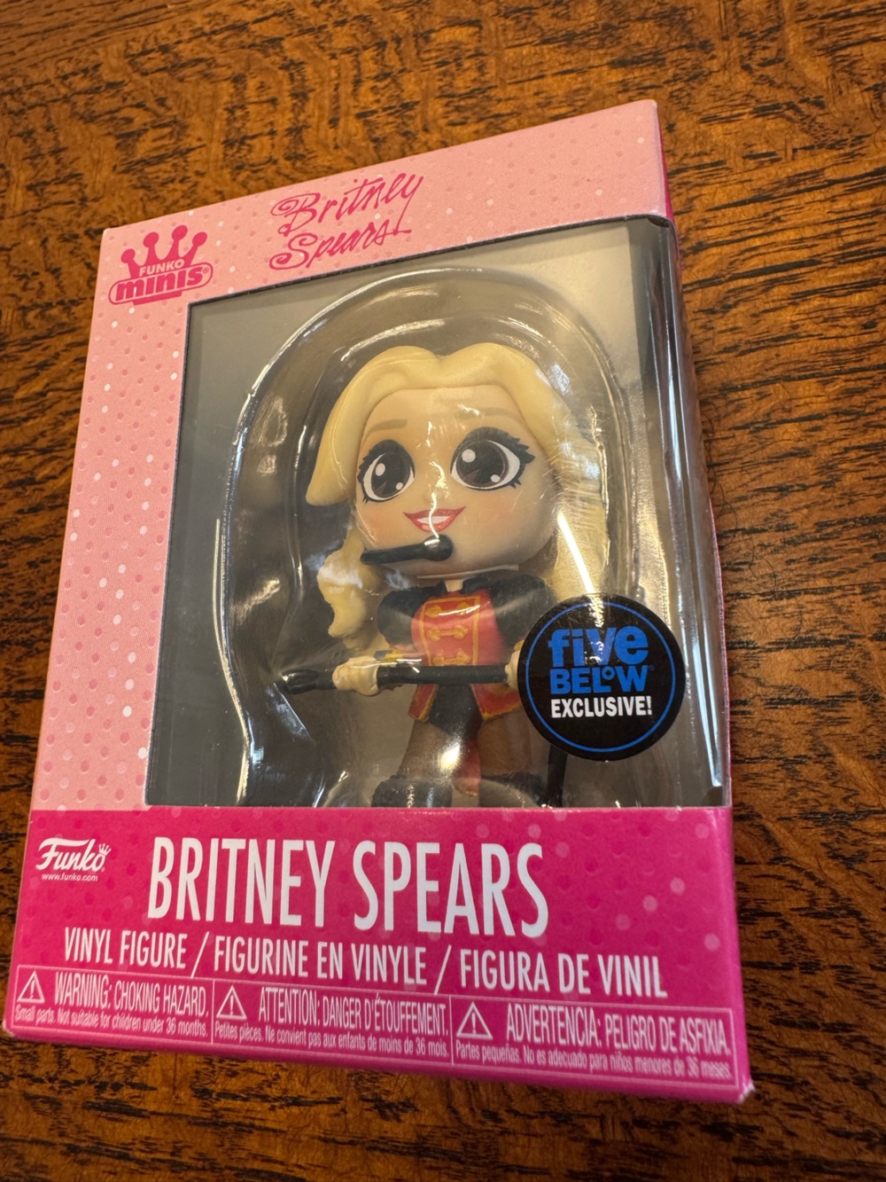 NIB Funko Minis Britney Spears Circus Ringmaster Outfit Five Below Exclusive